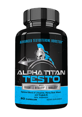 Alpha Titan Testo Male Enhancement Pills Testosterone Booster - Limited Stock